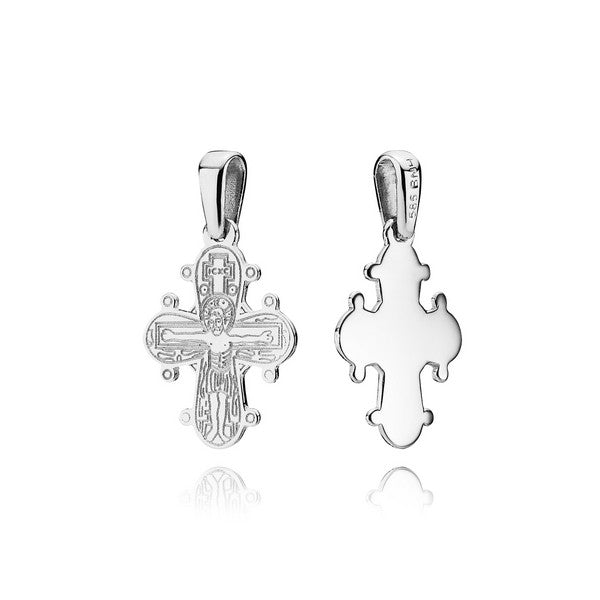 BNH Dagmarkors vedhæng i sterlingsølv 15 x 13 mm med indgraveret front og valgfri bagside.